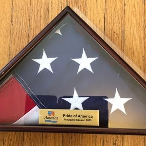 American Flag in Case